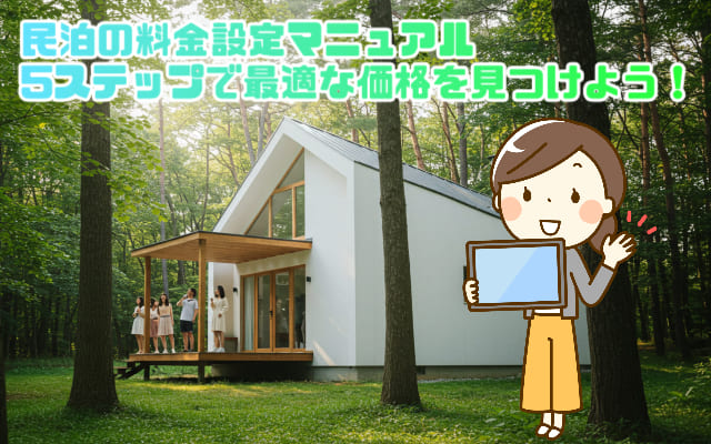 民泊の料金設定マニュアル｜5ステップで最適な価格を見つけよう！