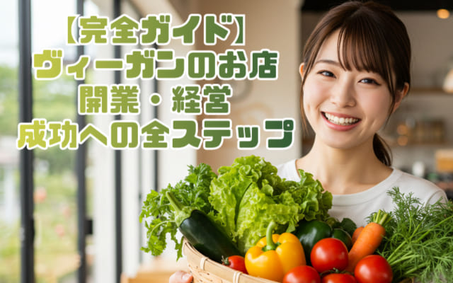 【完全ガイド】ヴィーガンのお店開業・経営｜成功への全ステップ