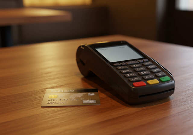 クレジットカードと決済端末